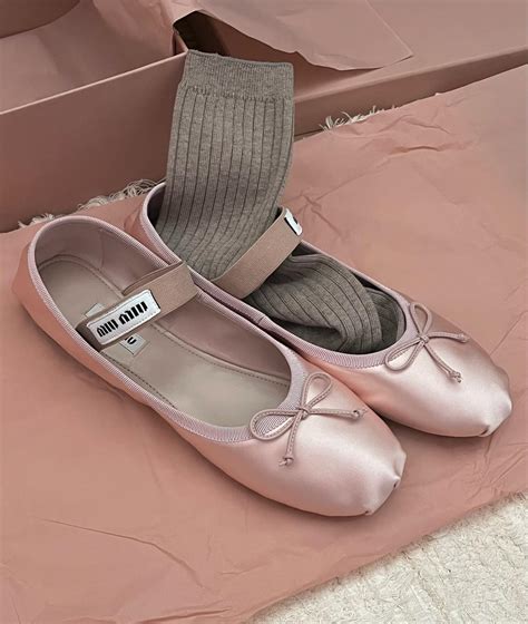 miu miu dupes shoes|mini miu ballet flats.